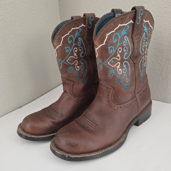 Ariat Fatbaby Cowboy Boots Women's 7.5B - Picture 2 of 10